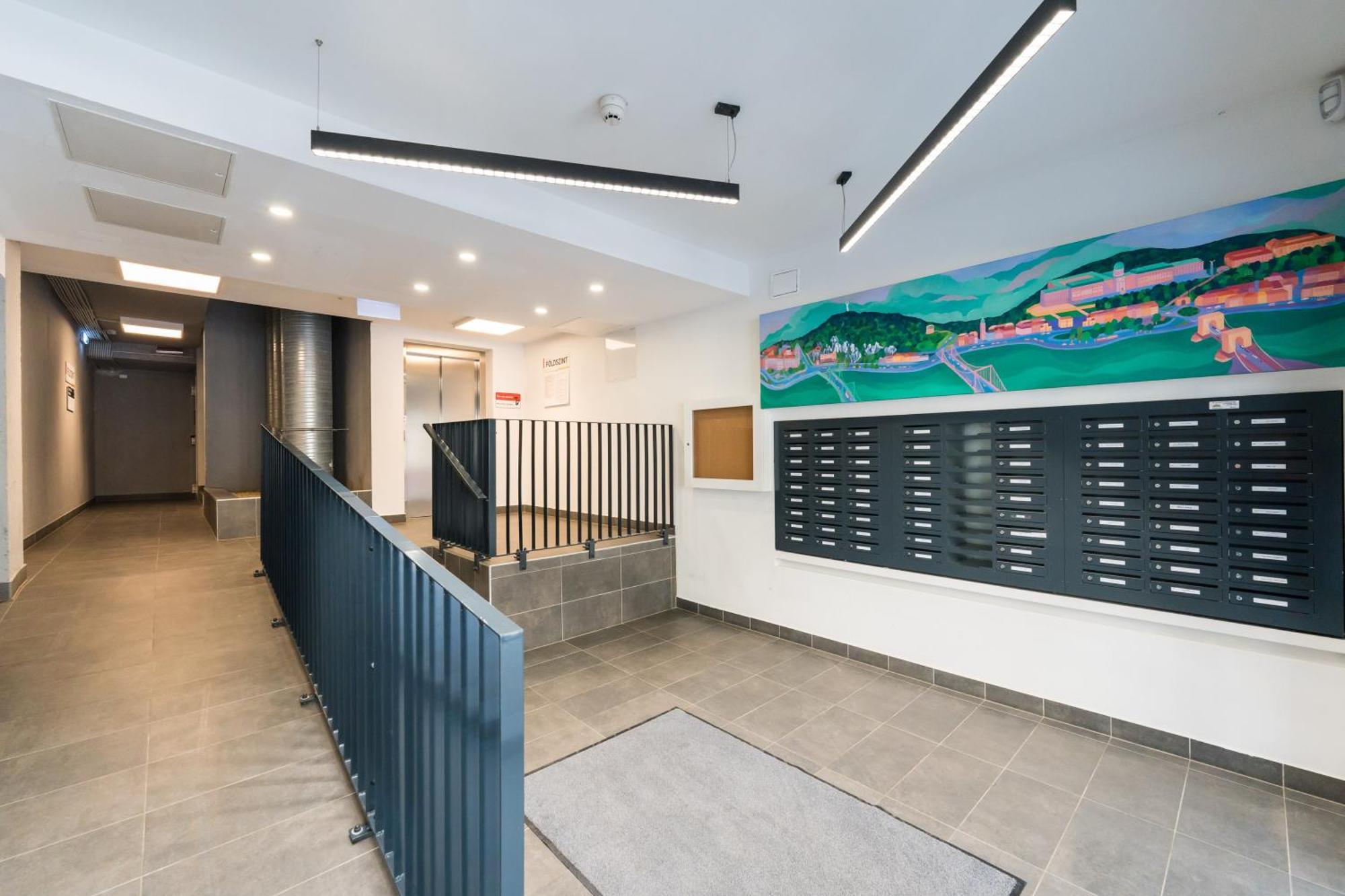 Brand New Modern Apartment-2 Rooms-Balcony-Garage 부다페스트 외부 사진