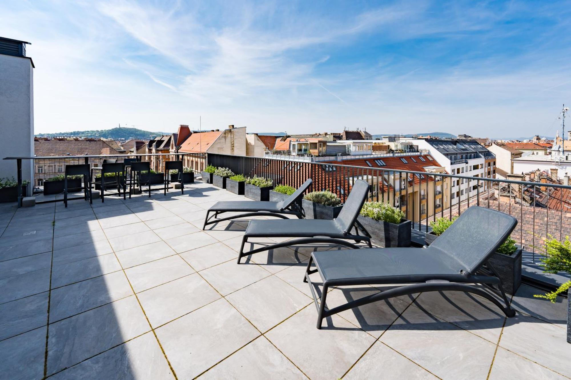 Brand New Modern Apartment-2 Rooms-Balcony-Garage 부다페스트 외부 사진