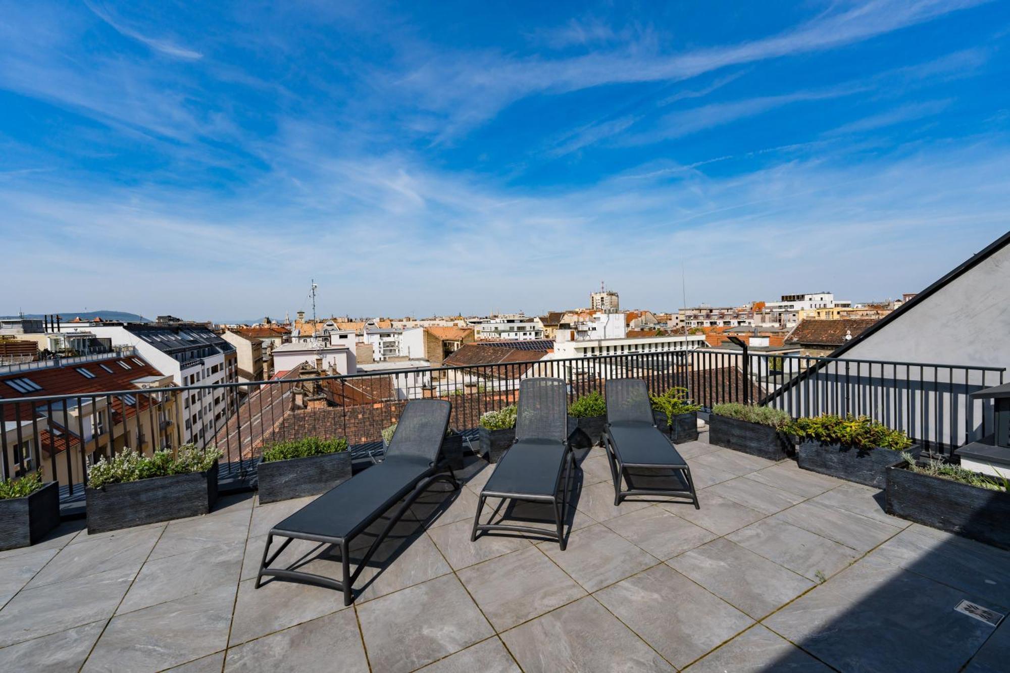 Brand New Modern Apartment-2 Rooms-Balcony-Garage 부다페스트 외부 사진