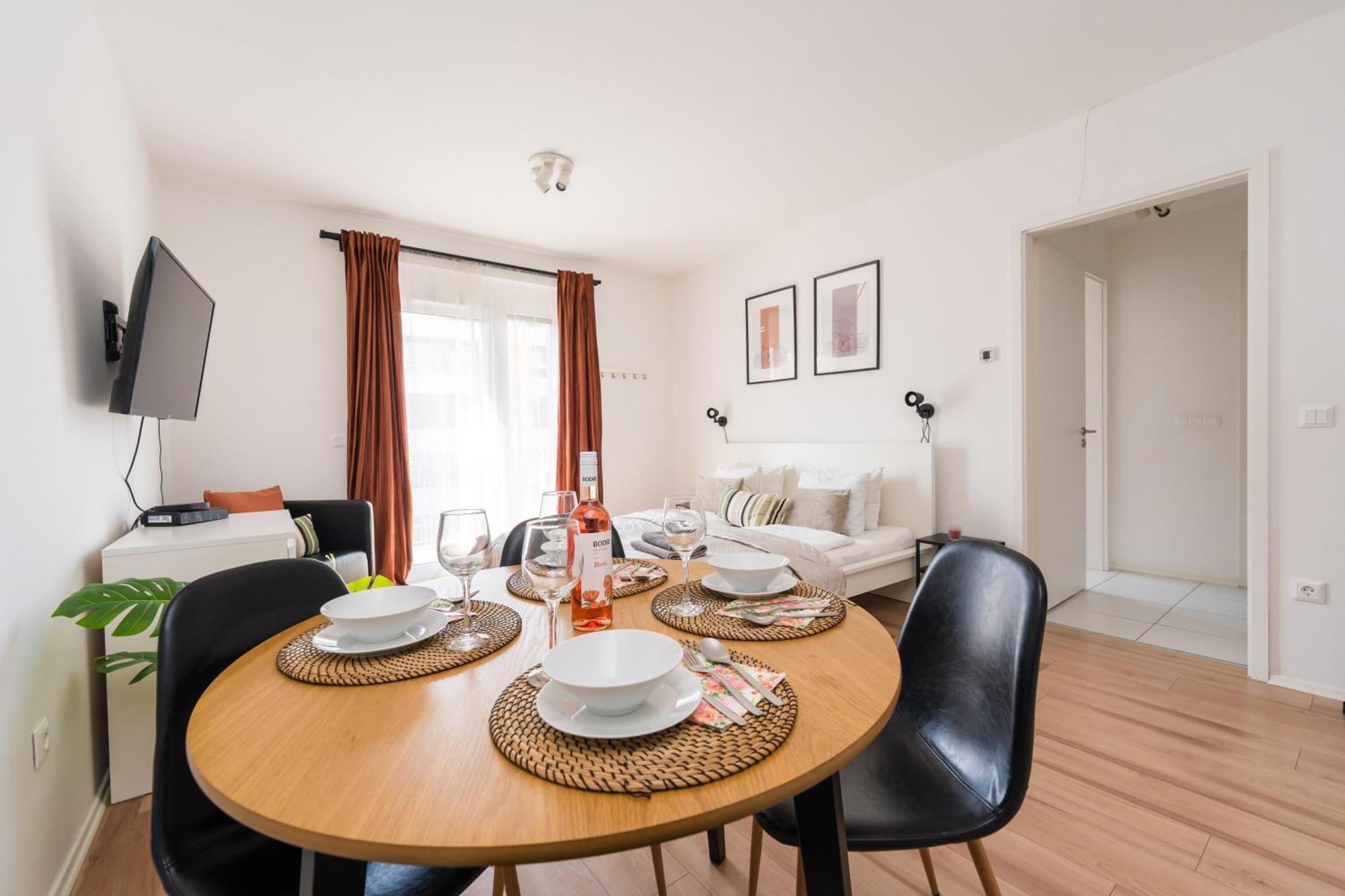 Brand New Modern Apartment-2 Rooms-Balcony-Garage 부다페스트 외부 사진