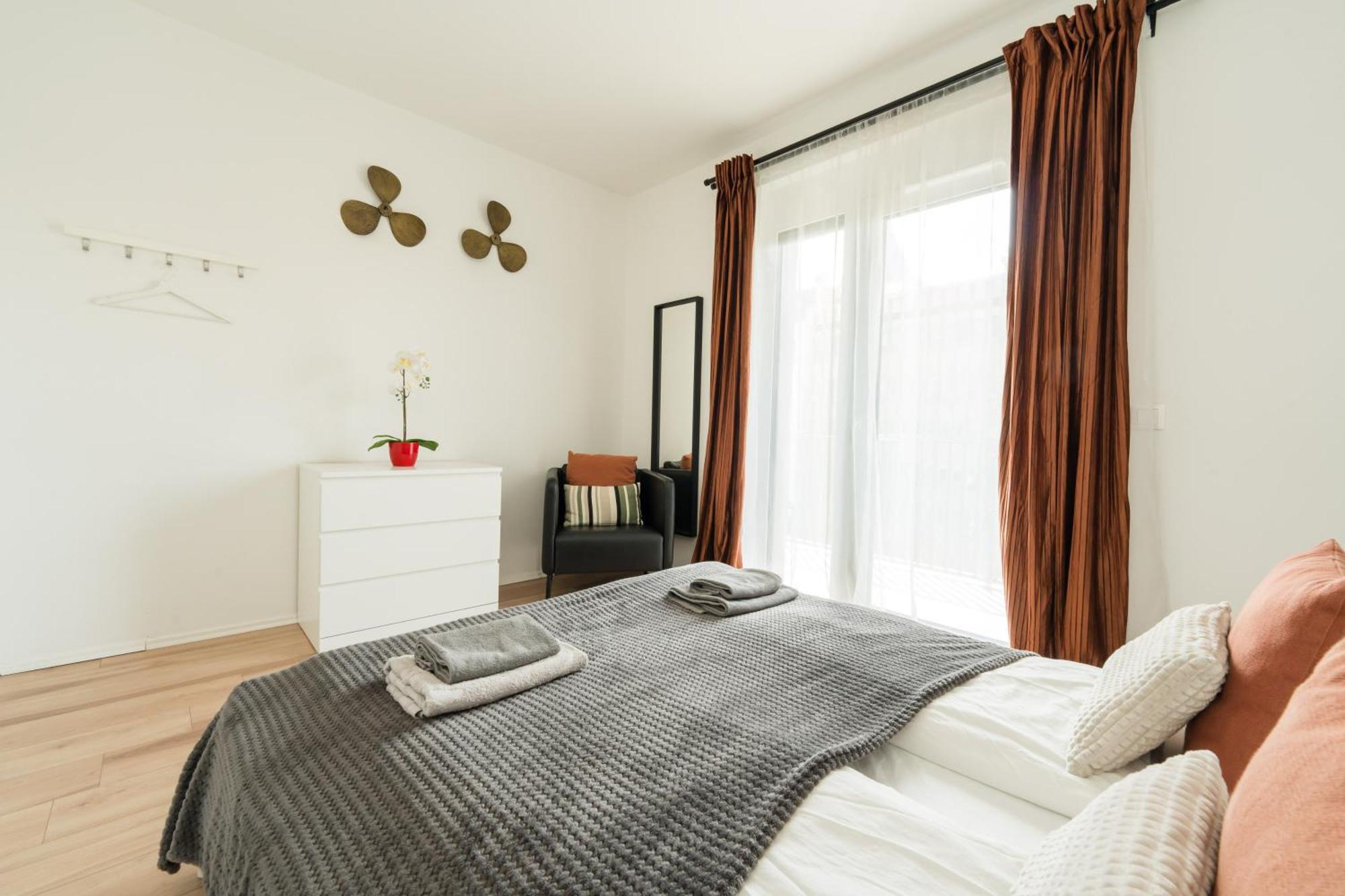 Brand New Modern Apartment-2 Rooms-Balcony-Garage 부다페스트 외부 사진