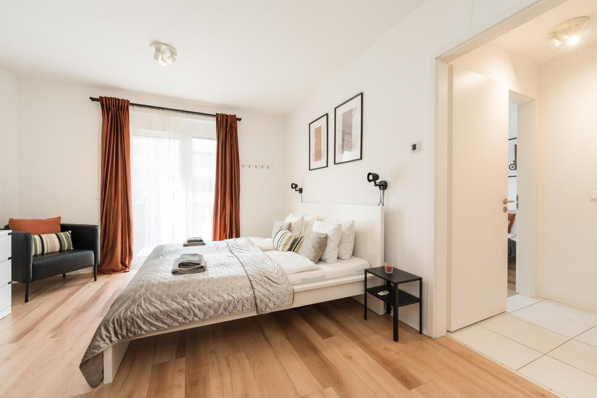 Brand New Modern Apartment-2 Rooms-Balcony-Garage 부다페스트 외부 사진