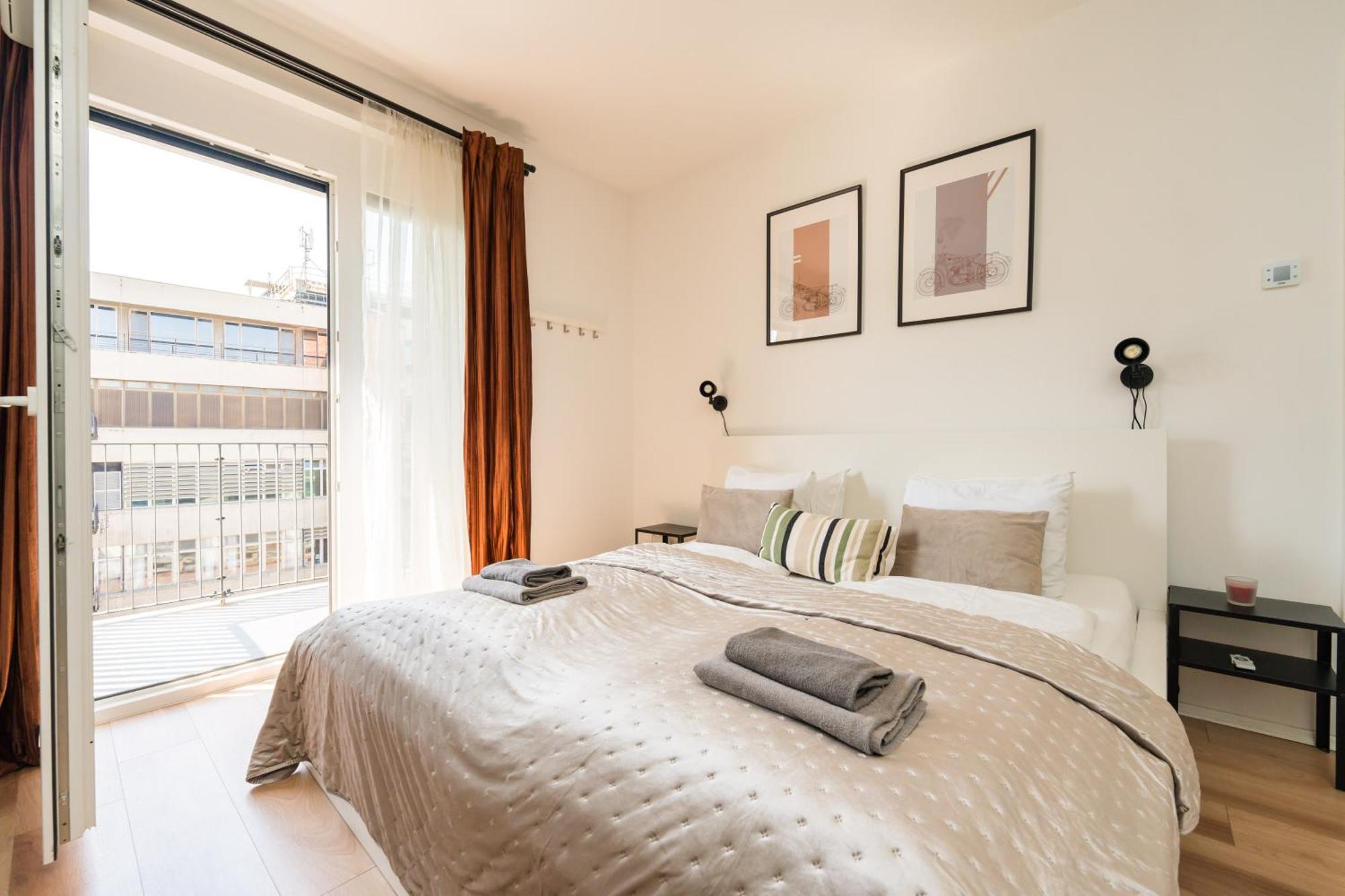 Brand New Modern Apartment-2 Rooms-Balcony-Garage 부다페스트 외부 사진